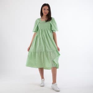 A-view - Cheri ditzy dress - Kjoler til hende - Grøn - 36