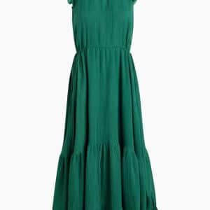 Gerani Ofia Dress - Bistro Green - Bruuns Bazaar - Grøn XL