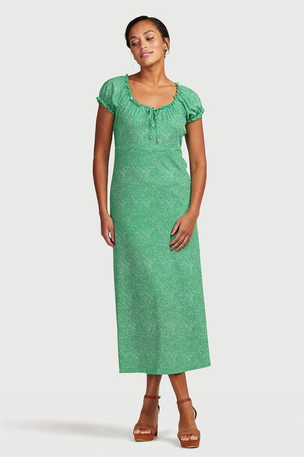 Mønstret kjole Monica long dress
