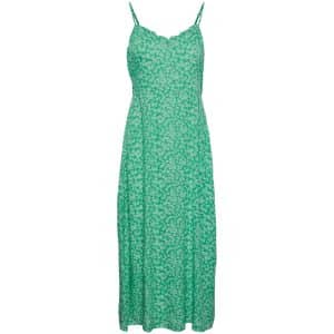 PIECES dame kjole PCNYA - Irish Green Flower