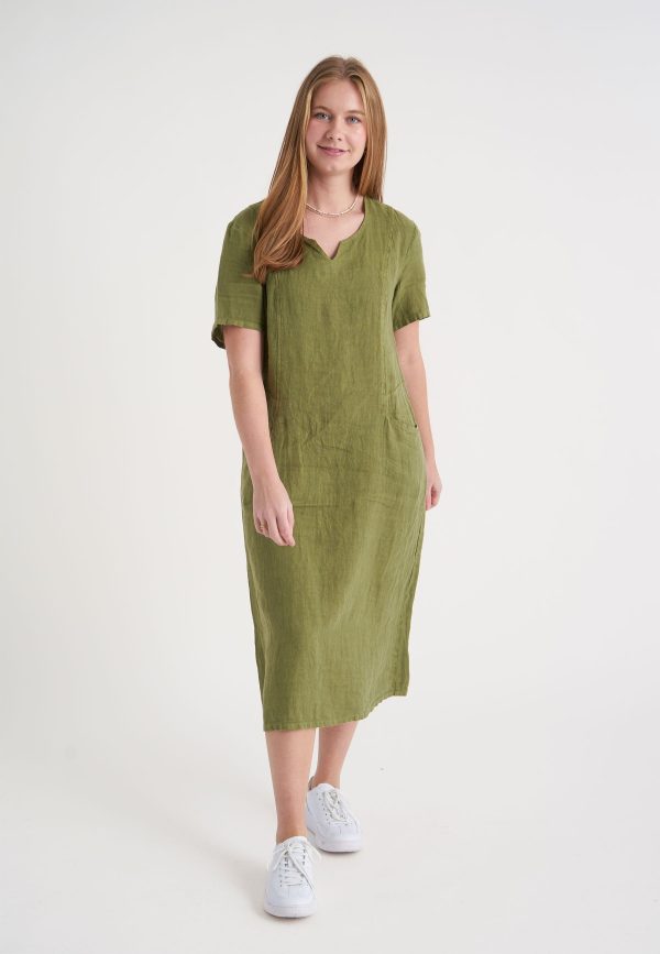 Etheddi - Olive Green - Kjole - 38