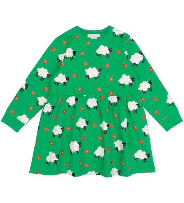 Stella McCartney Kids Sweatkole - Grøn m. Får