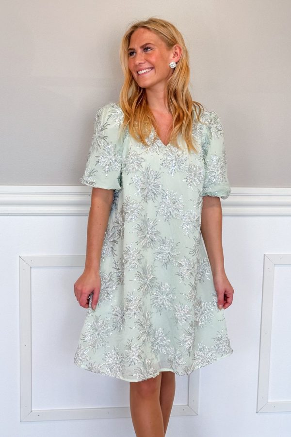 Loved by Lykke - Kjole - Sparkle Dress - Mint