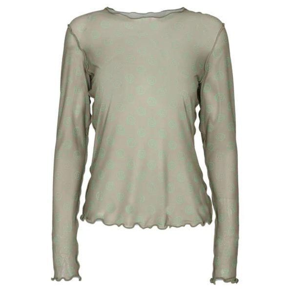 Liberté dame mesh top 24086 - ARMY GREEN SMILEY
