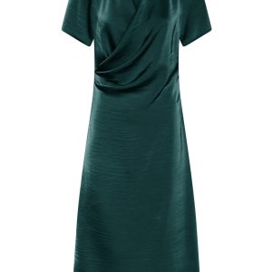 Bruuns Bazaar - Kjole - BeckiaBBNeem Dress - Dark green (Levering midt juli)