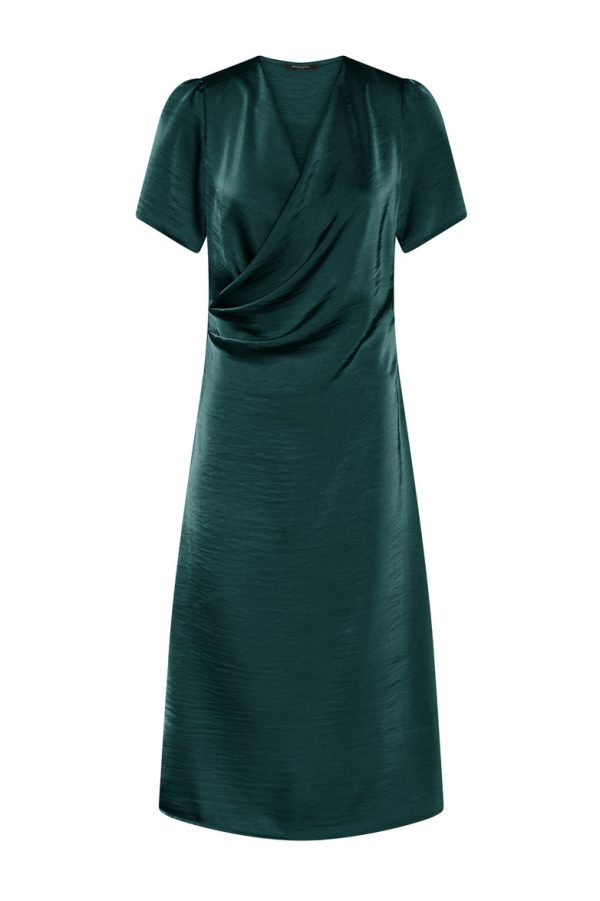 Bruuns Bazaar - Kjole - BeckiaBBNeem Dress - Dark green (Levering midt juli)