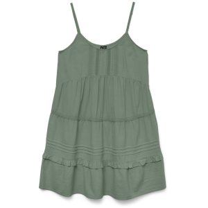 VERO MODA dame kjole VMPRETTY - Hedge Green