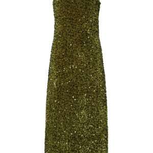 Pieces - Kjole - Kam SL Ankle Slip Dress - Kalamata Sequins (Levering start september)