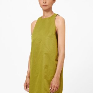 Adela kort kjole - Oasis Green