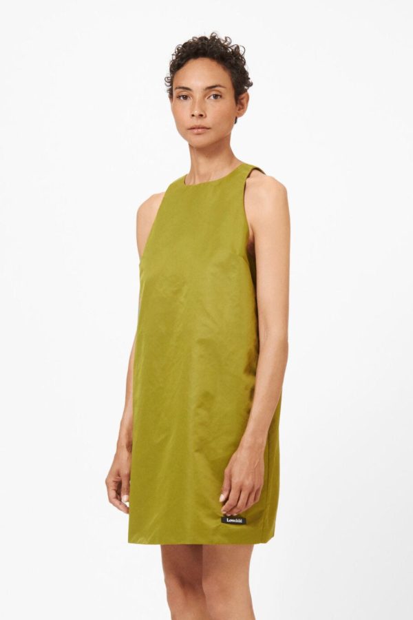 Adela kort kjole - Oasis Green